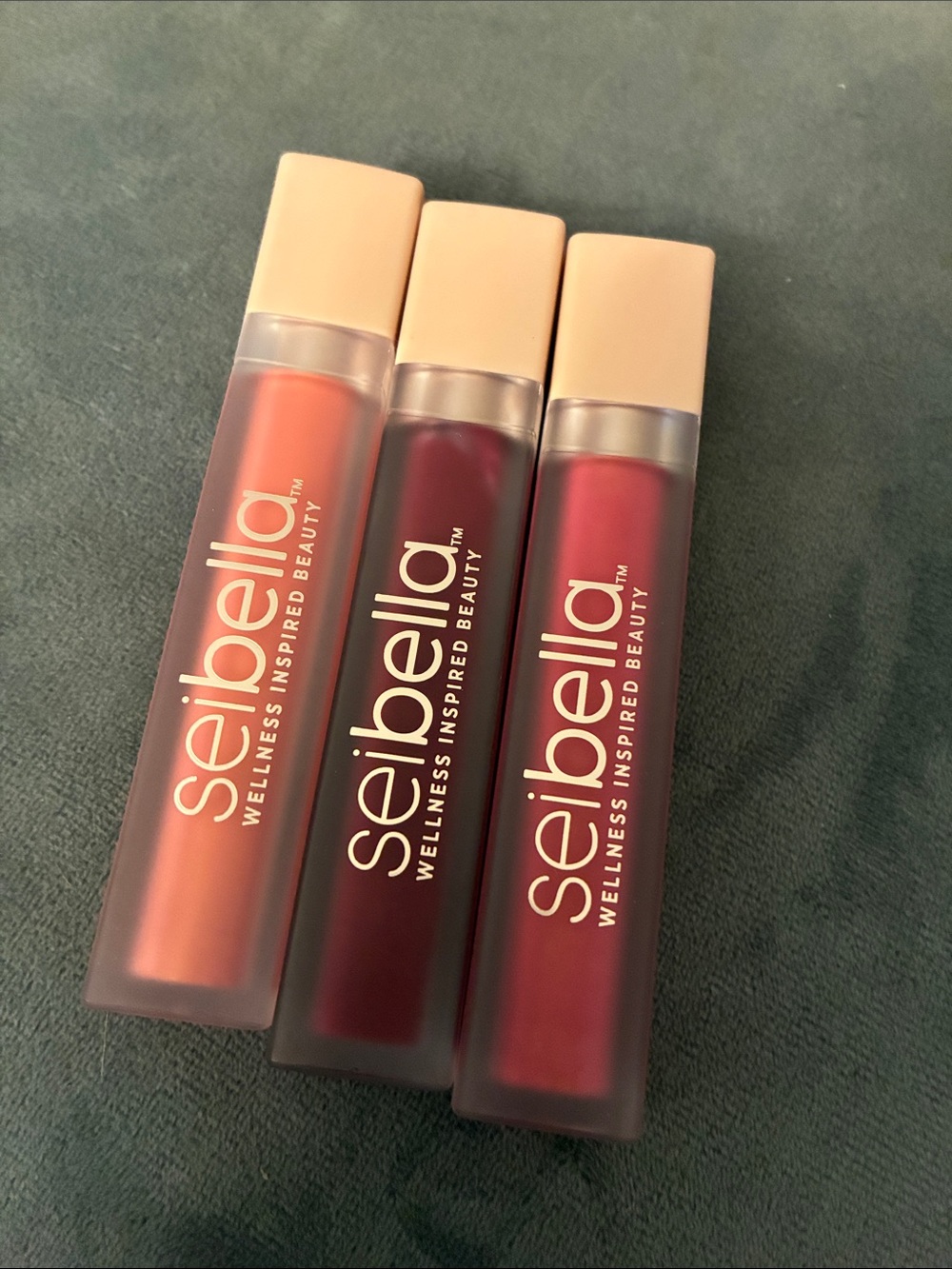 Seibella Liquid Matte Lipstick Trio - Red, Berry, Coral